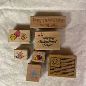 Rubber stamps for card making